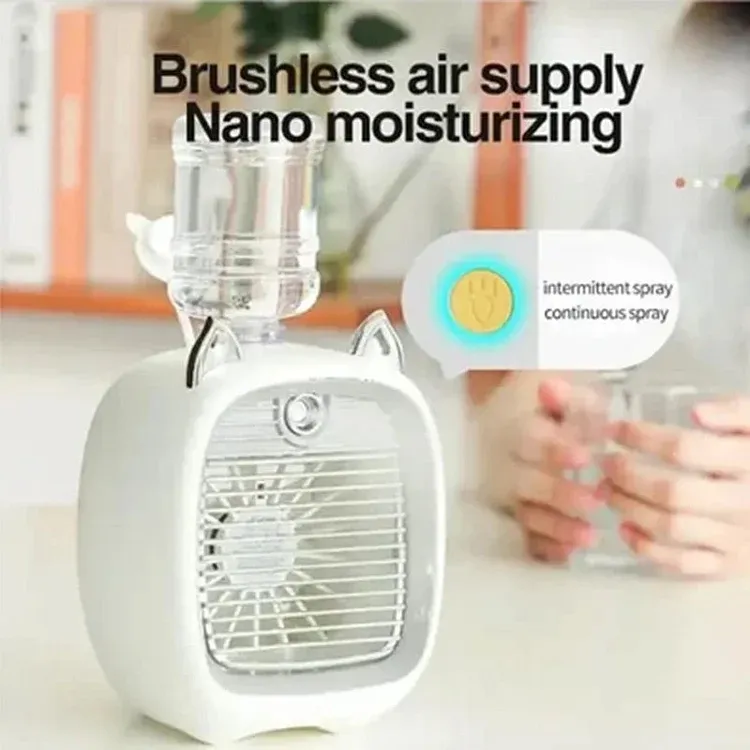 Portable air cooler detail &mdash; modern utility